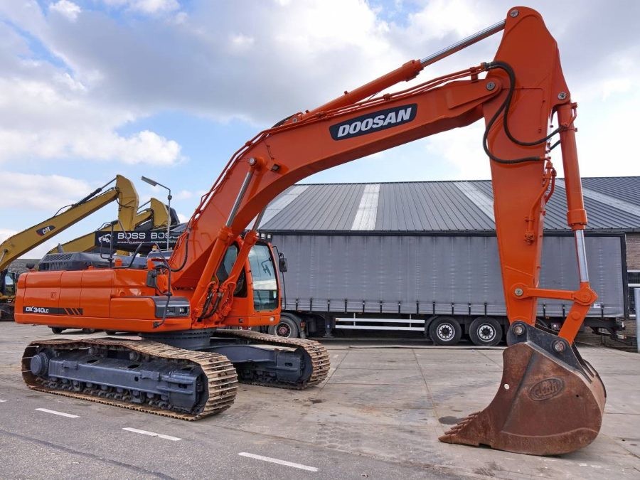Coreia Excavadora usada Doosan para venda DX340LC Máquinas de segunda mão Jindongyu