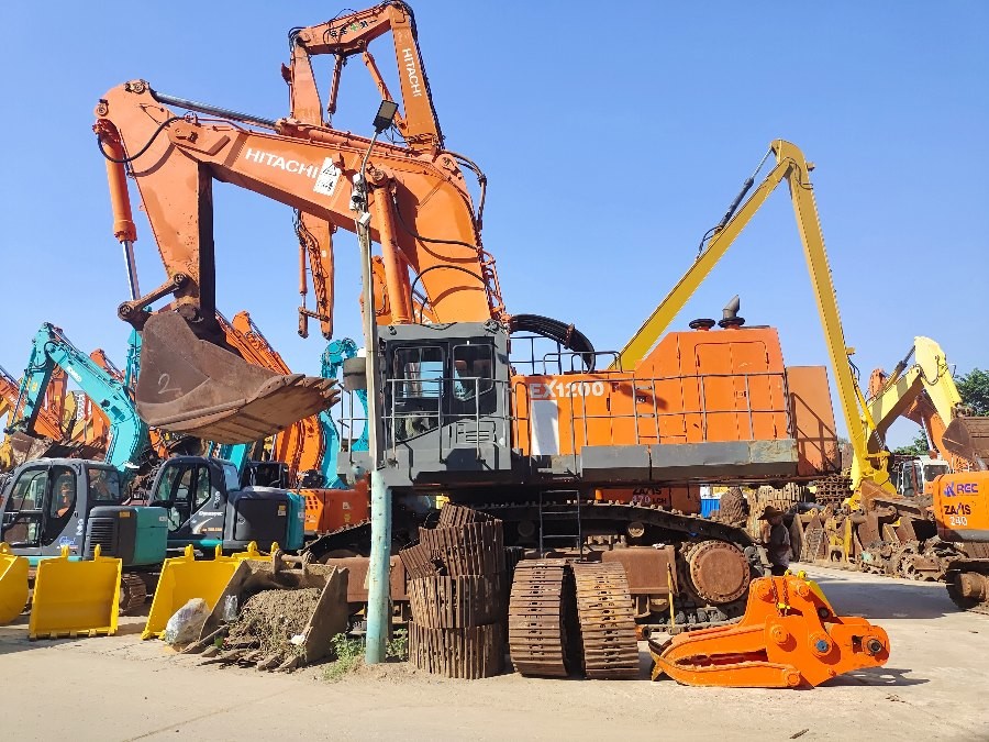 Japão Usado Hitachi Excavator para venda Usado EX1200 Jindongyu Machinery