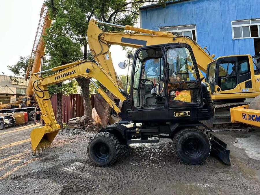 Coreia Excavadora Hyundai Usada para venda Usada R60w-7 6 Ton Jindongyu Machinery